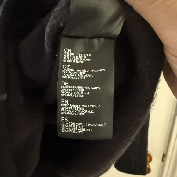 Kuhl Men’s L Sweatshirt 1/4 Zip Dark Gray/Black Pullover Fleece Top - Picture 6 of 8